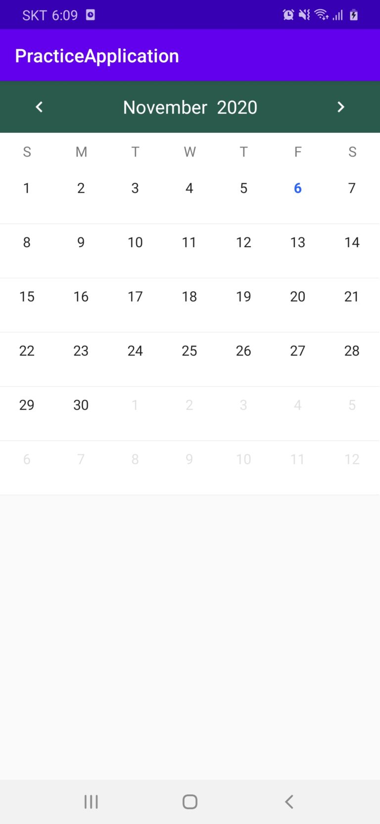 35. 【Android/Kotlin】Material CalendarView DreamHanks Blog